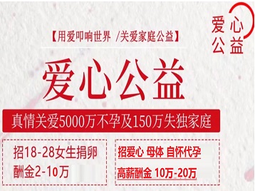 衢州市捐卵助孕生子 爱心志愿者招募